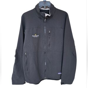 Patagonia Guide Jacket Mens L Softshell Black Water Resistant Hiking Outdoor